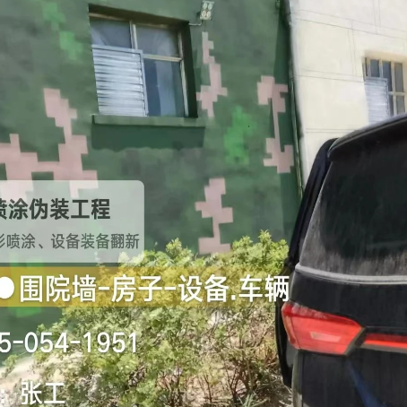 南宁数码迷彩漆施工